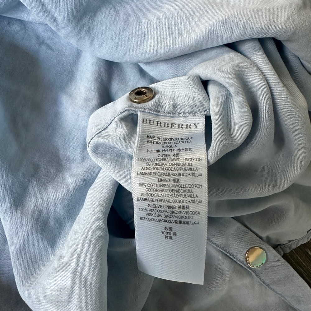 Burberry button down shirt - Picture 3 of 3